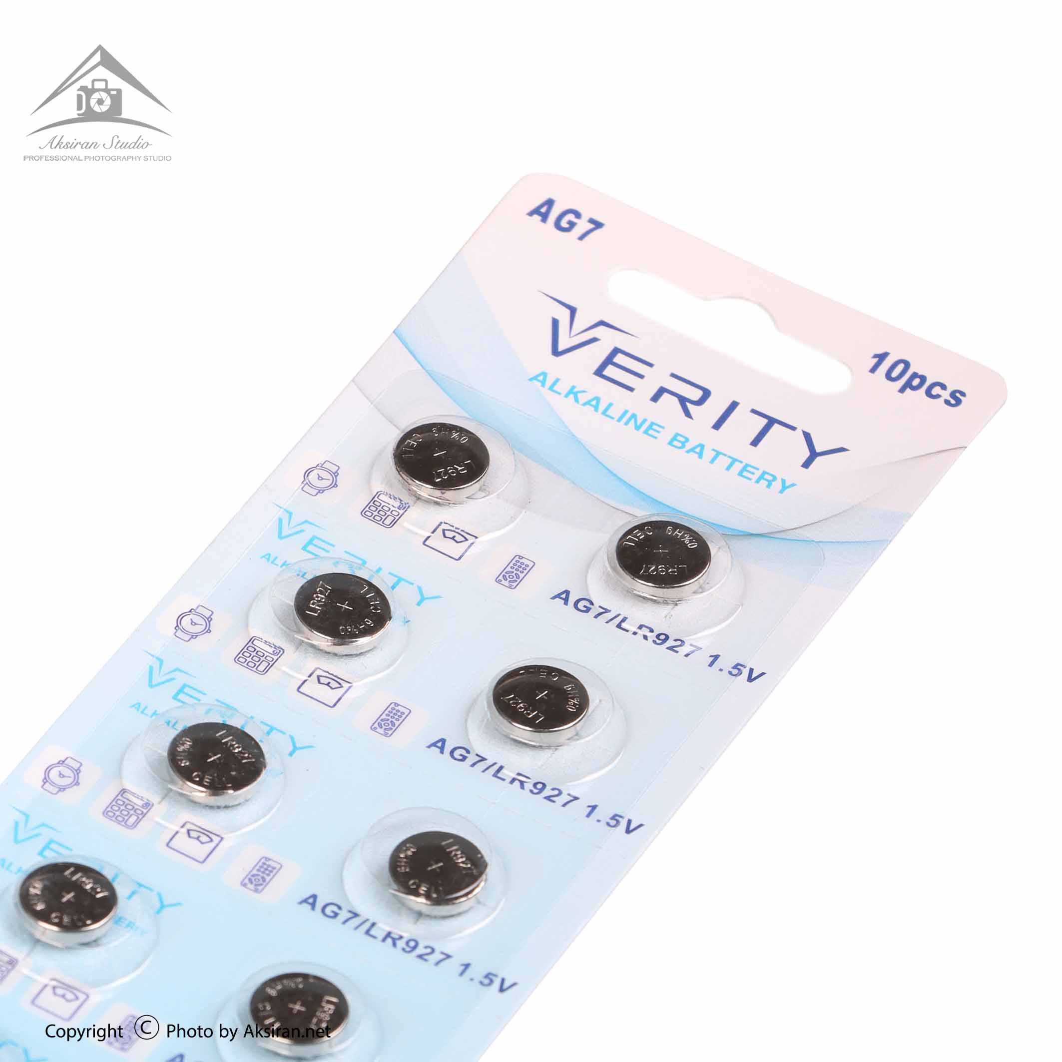 باتری ساعت وریتی مدل AG7 LR927 395 بسته 10 عددی