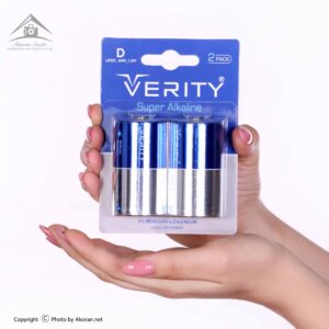 باتری بزرگ D وریتی مدل Super Alkaline بسته 2 عددی