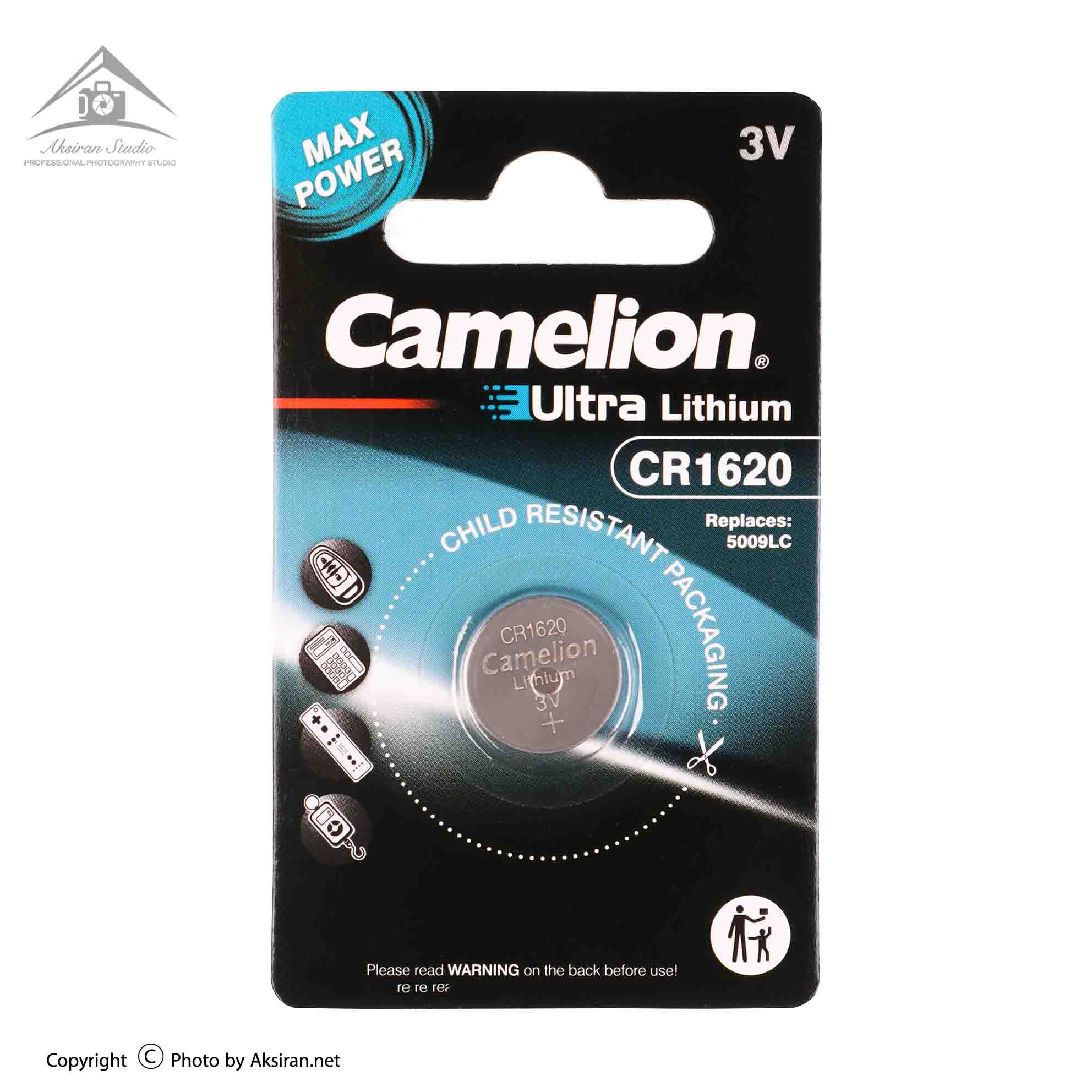 باتری سکه ای کملیون مدل CR 1620 
