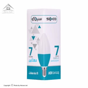 لامپ ال ای دی 7 وات سیدکو مدل شمعی