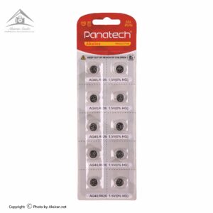 باتری ساعتی پاناتک مدل AG4 LR626 بسته 10 عددی