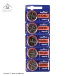 باتری سکه ای موراتا مدل CR 2032 بسته 5 عددی