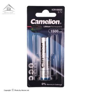 باتری لیتیوم-یون قابل شارژ کملیون کد ICR-18650 ظرفیت 1500 میلی آمپرساعت
