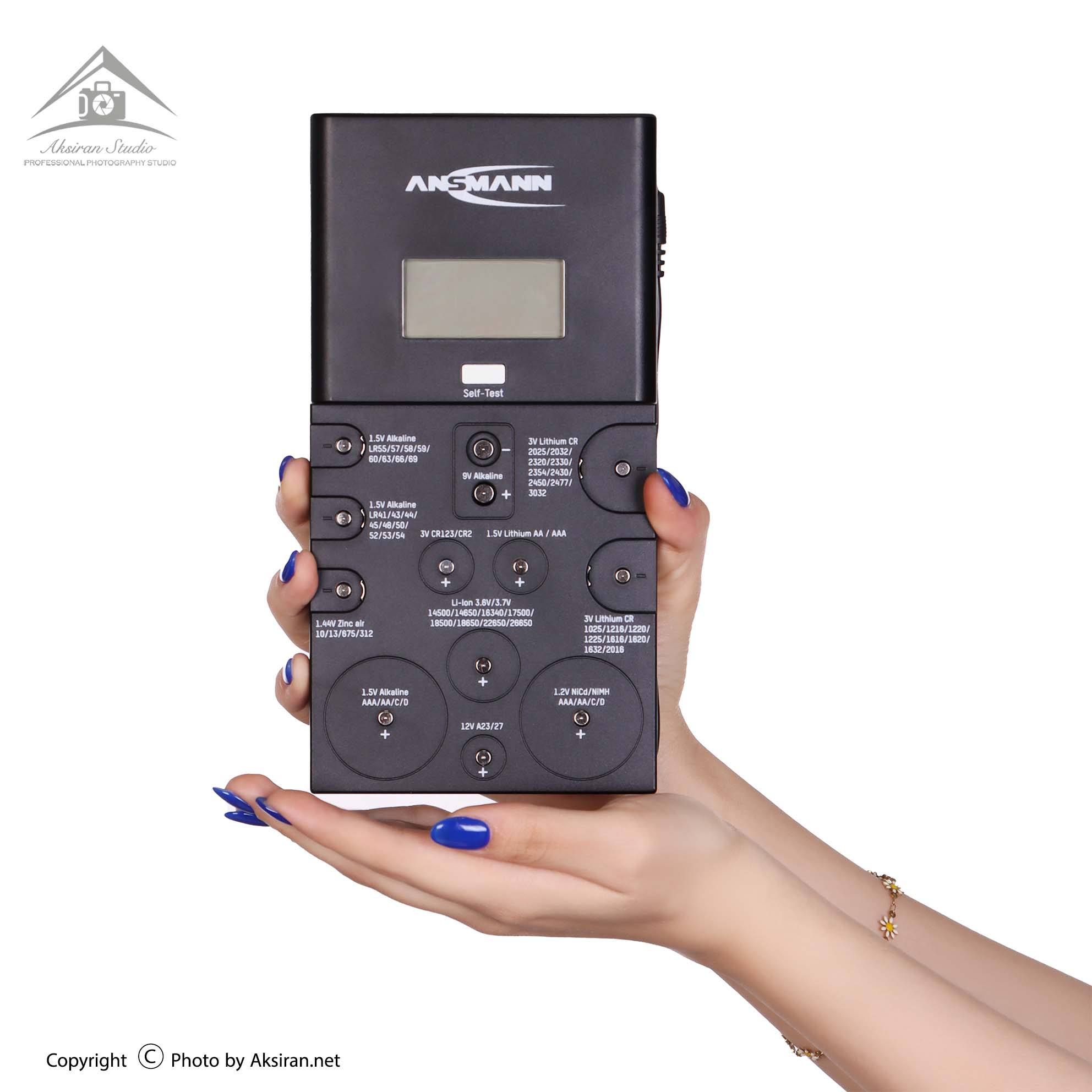 تستر حرفه ای Ansmann Energy Check LCD 