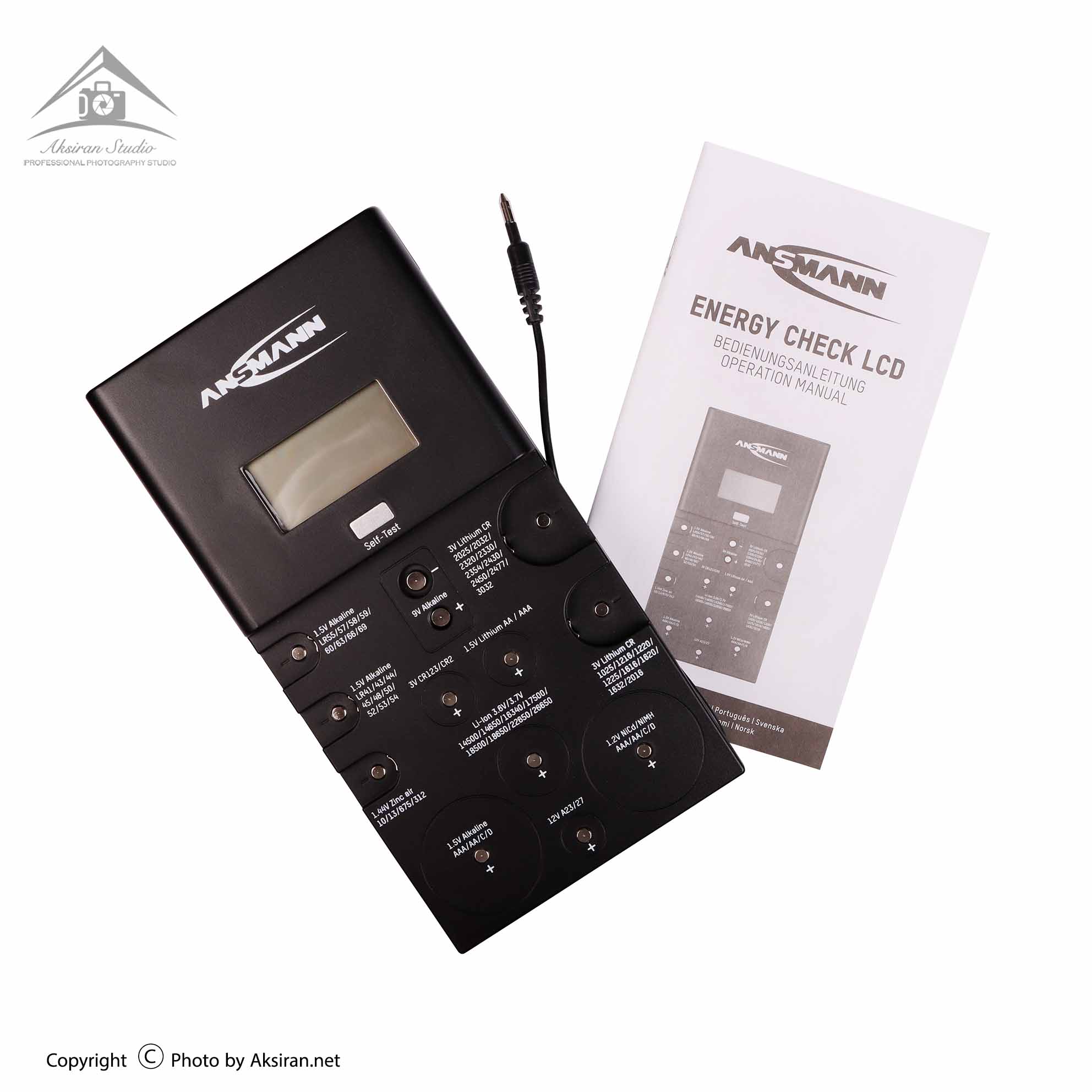 Professional Tester batteries ANSMANN Energy Check LCD 