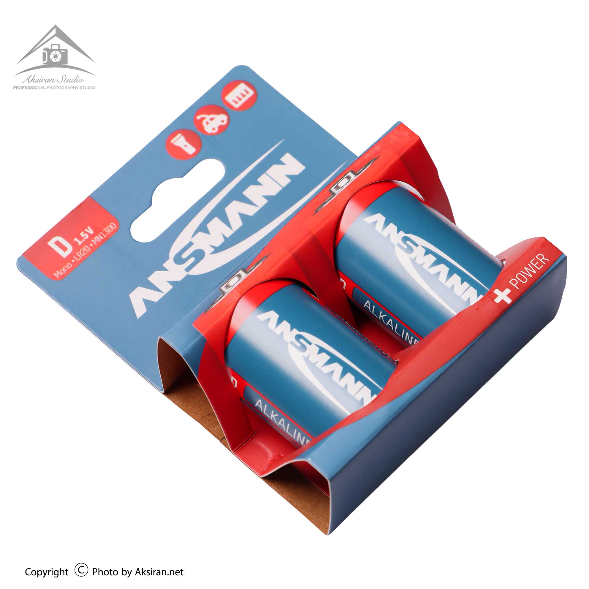 باتری بزرگ آلکالاین آنسمن مدل Ansmann Plus Power بسته 2 تایی