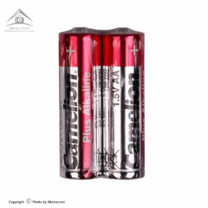 باتری قلمی کملیون مدل Plus Alkaline شیرینگ بسته 2 عددی