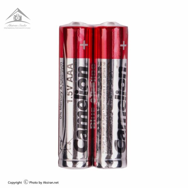 باتری نیم قلمی کملیون مدل Plus Alkaline شیرینگ بسته 2 عددی