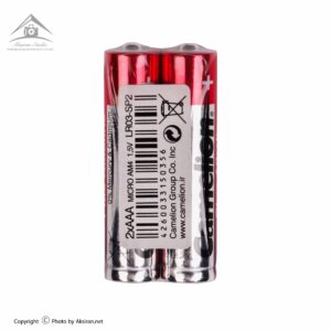باتری نیم قلمی کملیون شیرینگ مدل Plus Alkaline LR03 بسته 2 تایی
