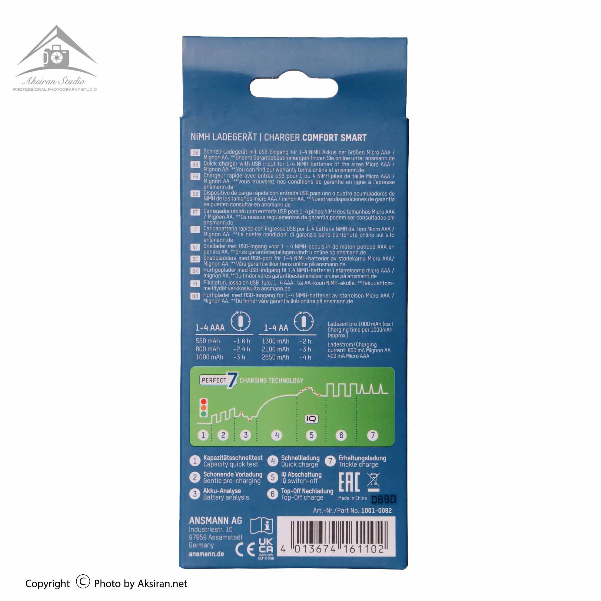 ANSMANN Comfort Smart AA & AAA Battery Charger