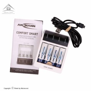 شارژر Ansmann Comfort Smart + 4× AA 2100mAh Battery