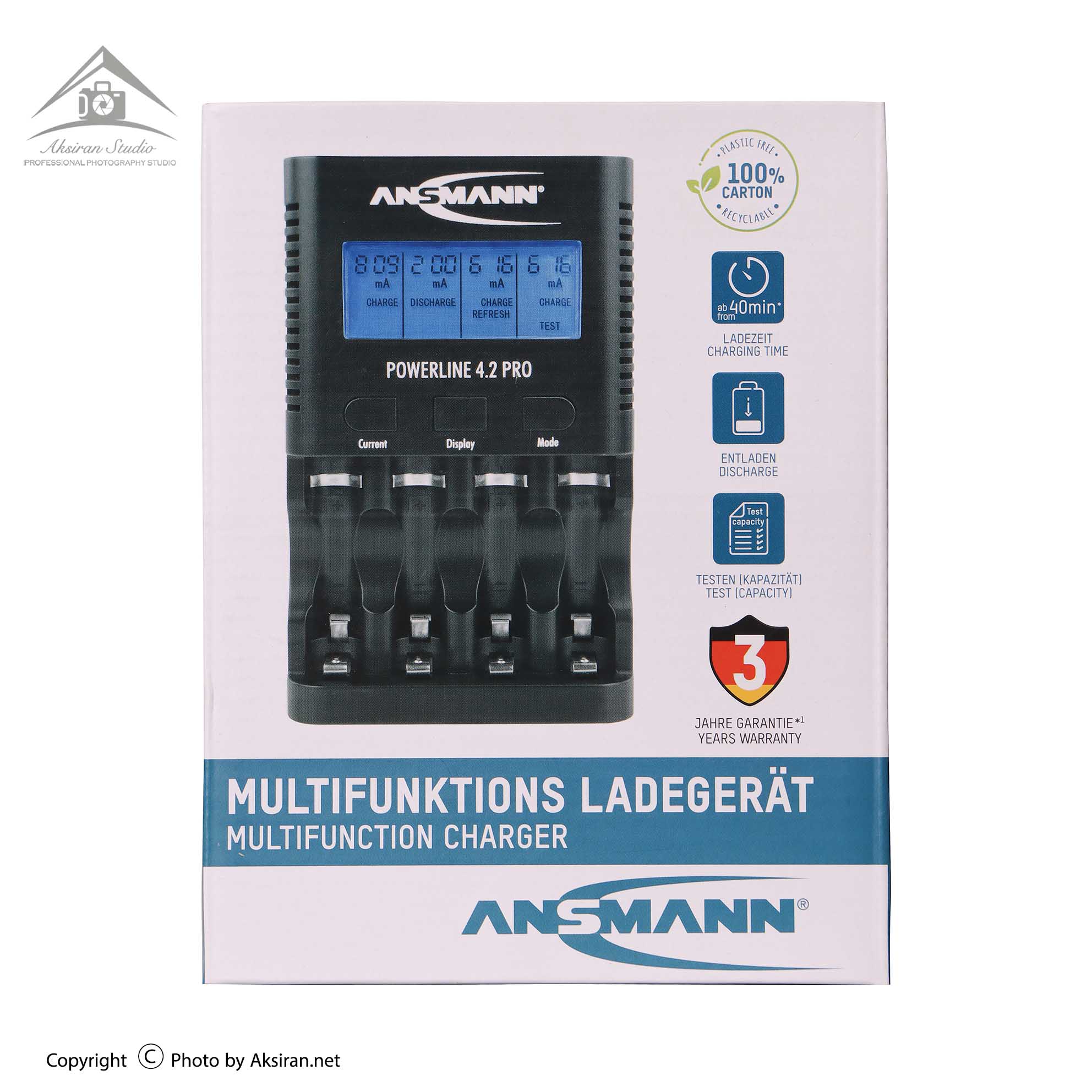 شارژر باتری Ansmann Powerline 4.2 Pro