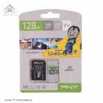 کارت حافظه microSDXC پی ان وای مدل Elite کلاس 10 استاندارد UHS-I U1 سرعت 100MBs ظرفیت 128 گیگابایت به همراه آداپتور SD