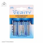 باتری قلمی وریتی مدل Super Heavy Duty بسته 4 عددی