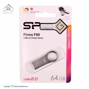 فلش مموری سیلیکون پاور مدل F80 ظرفیت 64 گیگابایت USB 2.0