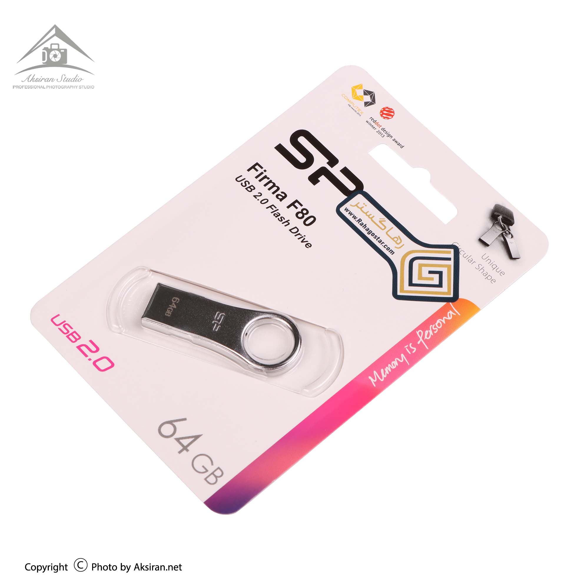USB 2.0 سیلیکون پاور مدل Silicon Power Firma F80 64GB