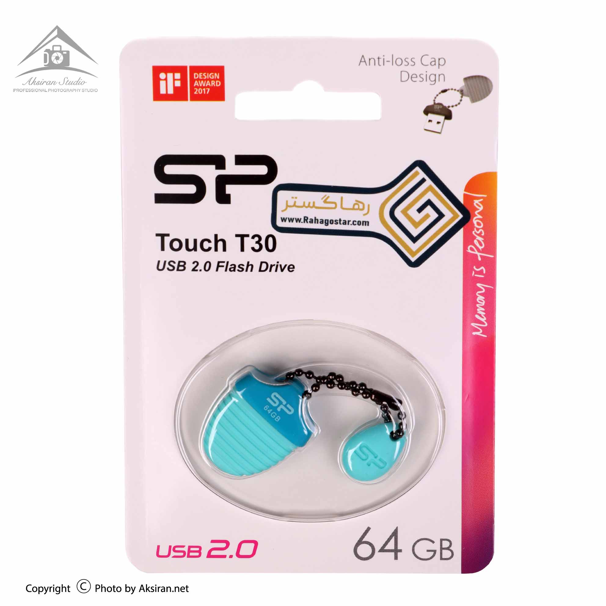 Silicon Power T30 USB2.0 64GB Flash Memory Blue