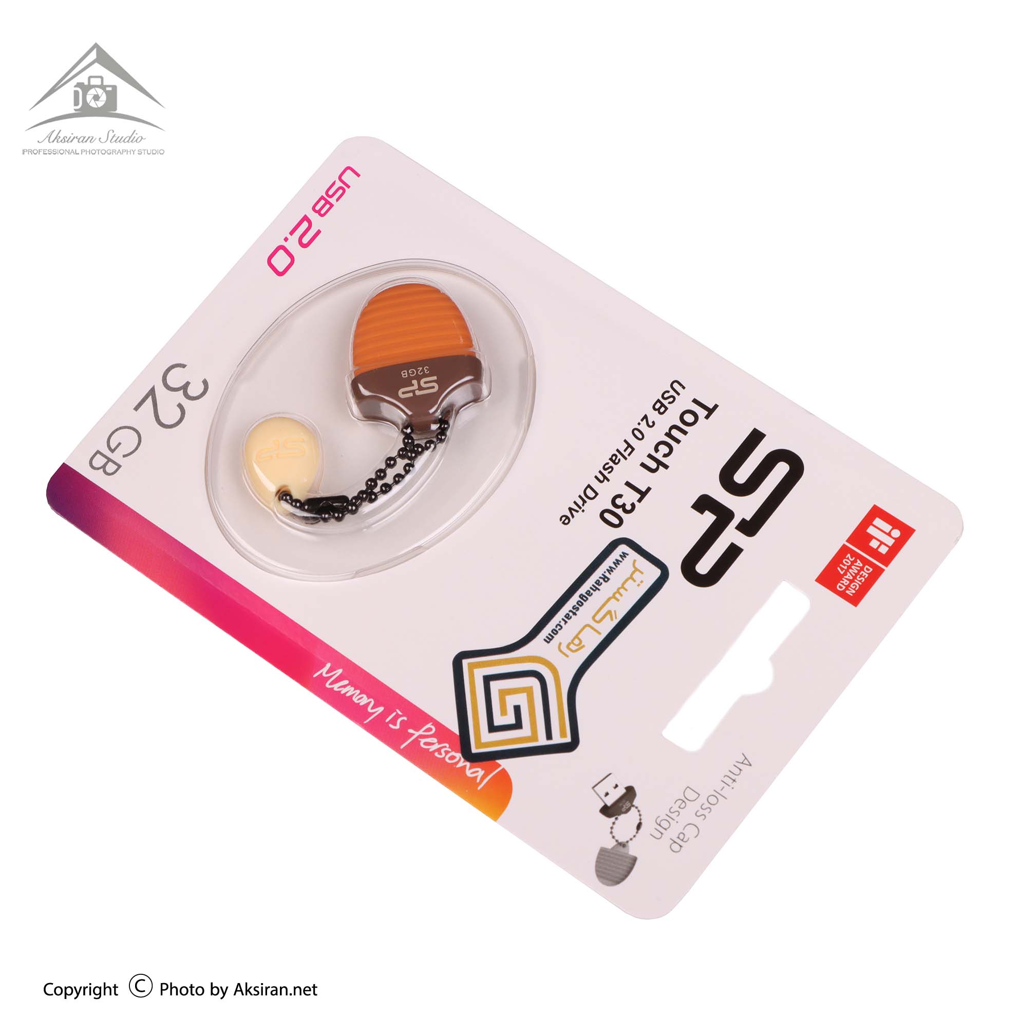 Silicon Power Touch T30 32GB Flash Drive Brown