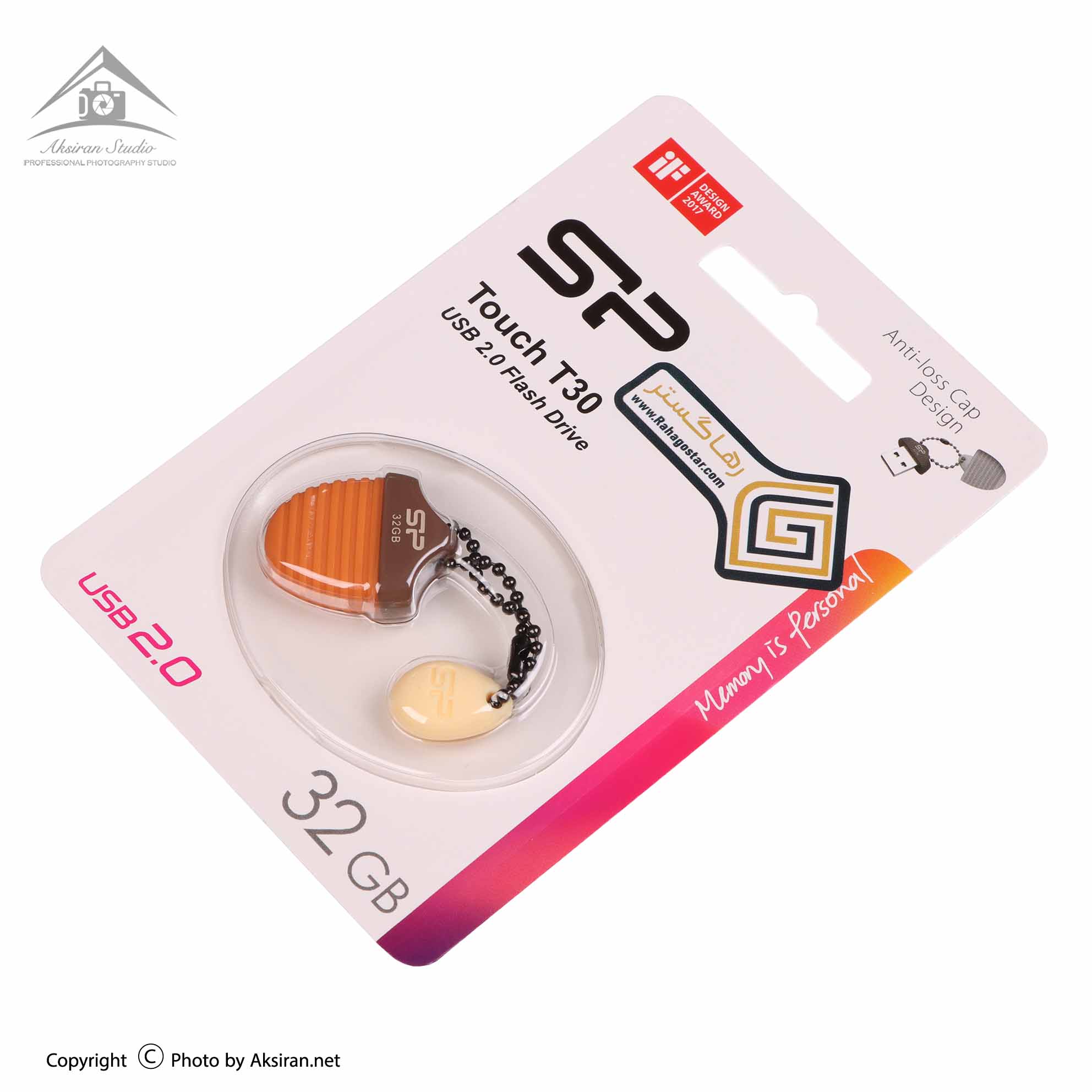 فلش سیلیکون پاور Silicon Power مدل Touch T30 USB 2.0 ظرفیت 32 گیگابایت 