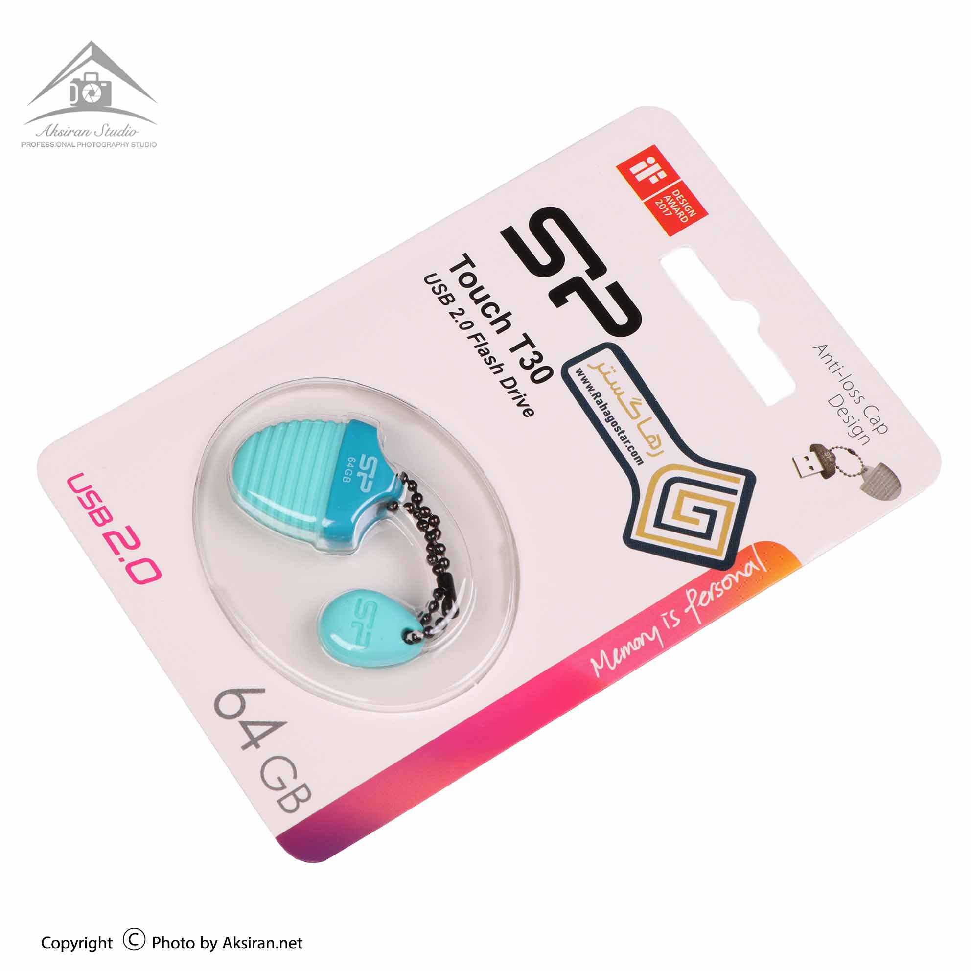 Silicon Power Touch T30 Flash Memory 64GB Blue