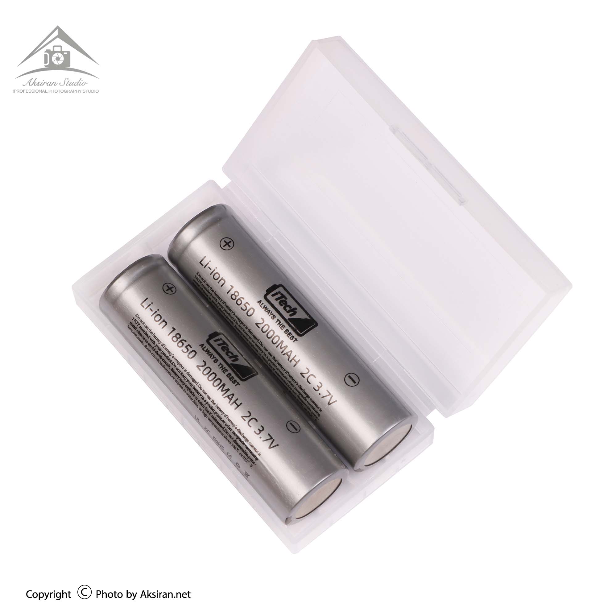 باتری 18650 نوک دار قابل شارژ 2000mAh برند iTech  