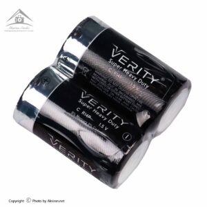 باتری دوتایی متوسط Verity Super Heavy Duty LR14 شرینگ