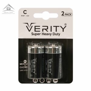 باتری متوسط C وریتی مدل Super Heavy Duty بسته 2 عددی