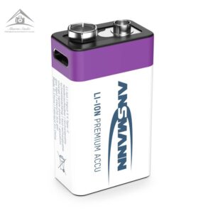 باتری کتابی شارژی آنسمن با پورت USB-C و ظرفیت 400mAh