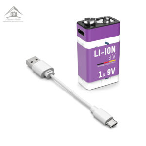 Ansmann 9V 400 Lithium Rechargeable Battery