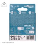 Ansmann 9V 400mAh USB-C rechargeable Li-ion battery