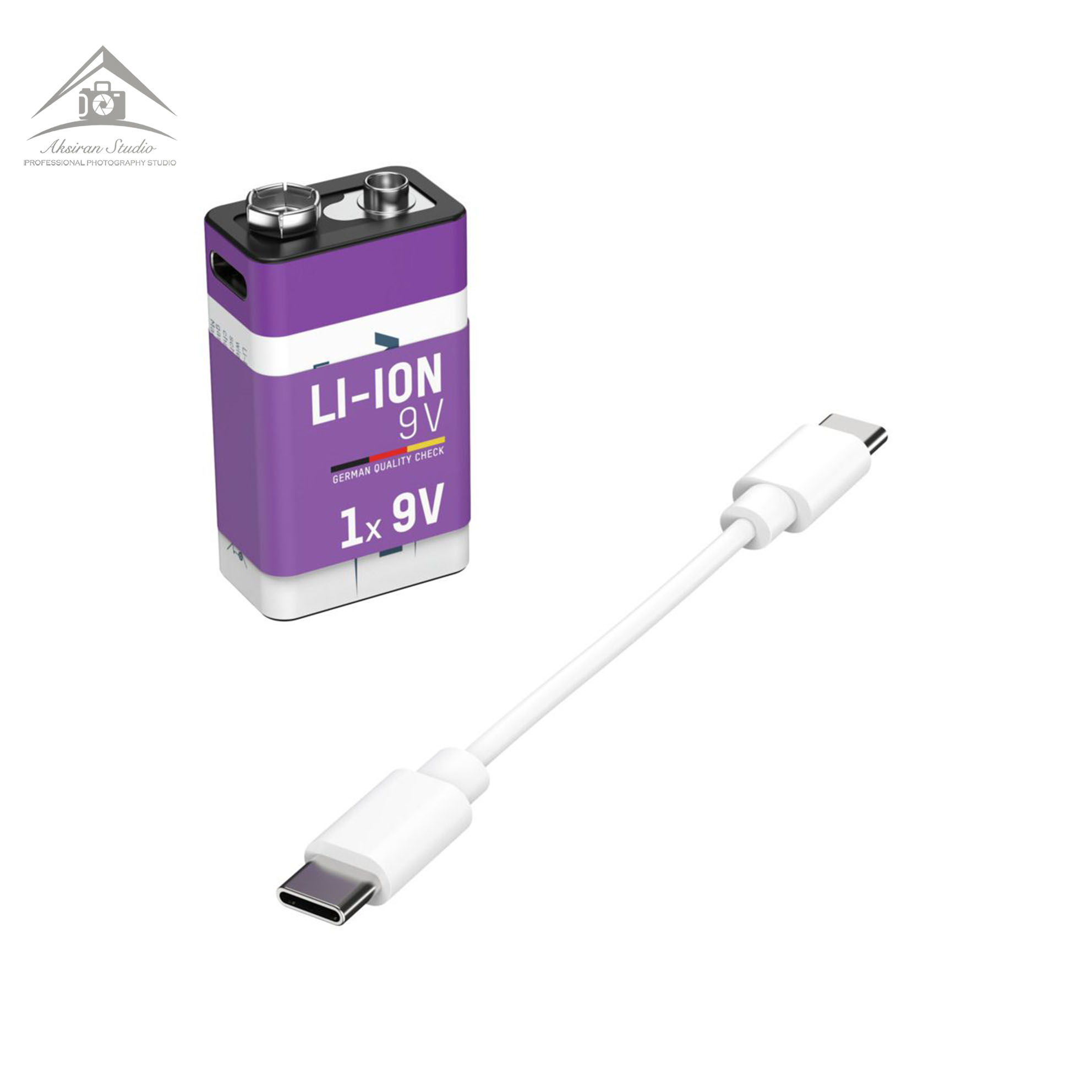 باتری 9 ولت لیتیومی آنسمن 400mAh