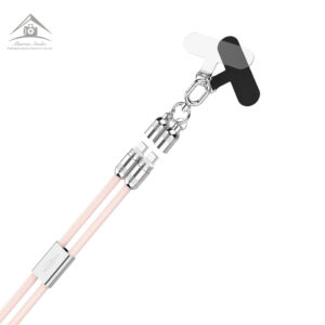 ansmann Lanyard cable USB-C to USB-C Pink