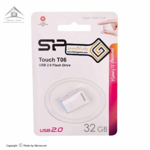 فلش سیلیکون پاور Silicon Power مدل Touch T06 USB 2.0 ظرفیت 32 گیگابایت سفید