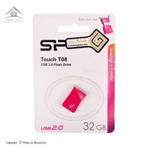 فلش سیلیکون پاور Silicon Power مدل Touch T08 USB 2.0 ظرفیت 32 گیگابایت صورتی