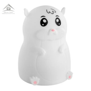 ANSMANN Children's Night Light Animal Lamp Silicone Hamster