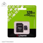 کارت حافظه microSDXC کینگستون مدل Canvas Select Plus ظرفیت 128 گیگابایت به همراه آداپتور SD