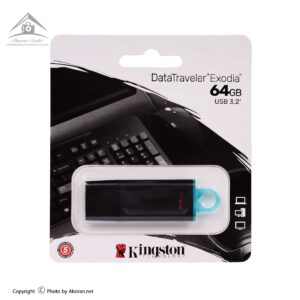 فلش مموری کینگستون مدل DataTraveler Exodia ظرفیت 64 گیگابایت