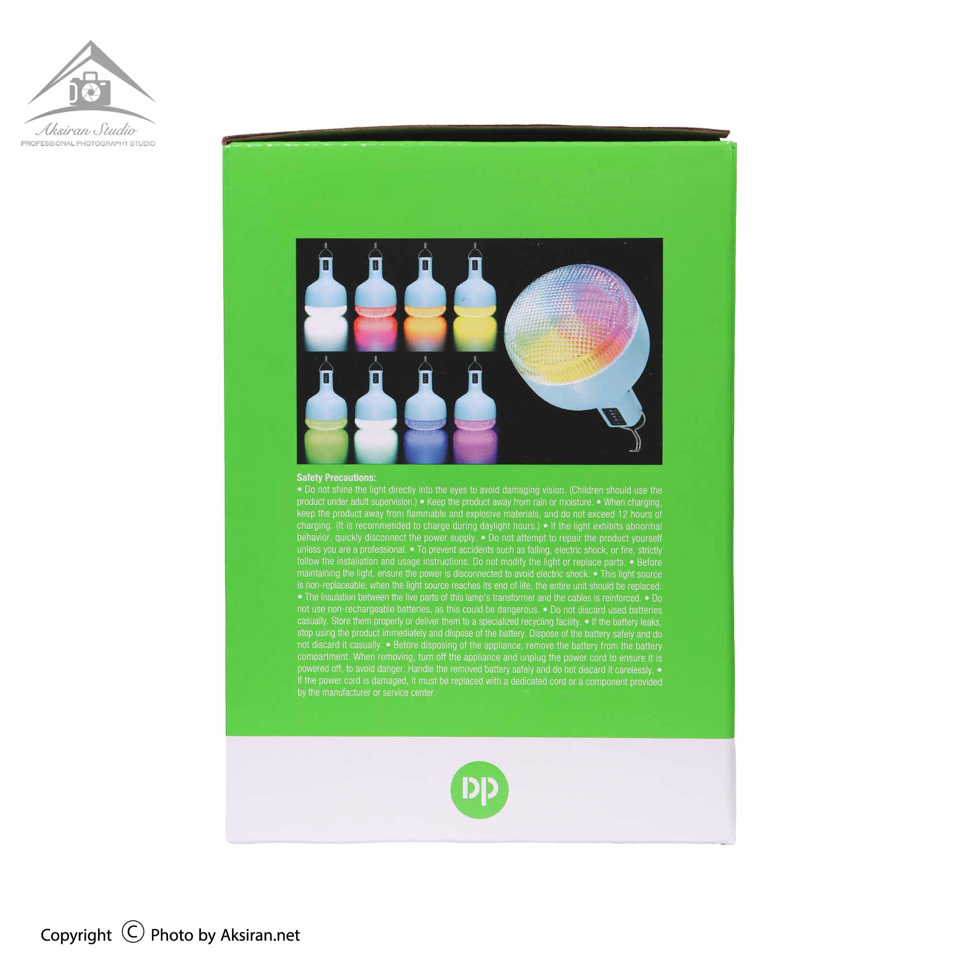 RGB Led Usb Rechargeable Emergency Bulb DP-7859