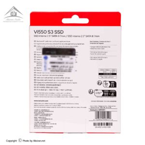 هارد اس اس دی اینترنال ورباتیم مدل VI550 S3 ظرفیت 256 گیگابایت